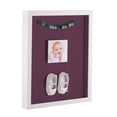 thumbnail image 1 of ArtToFrames 18x22 Inch Shadow Box Picture Frame, with a Satin White 1 Wide Shadowbox frame and Ruby Mat Backing (4655), 1 of 7