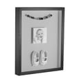 thumbnail image 1 of ArtToFrames 18x22 Inch Shadow Box Picture Frame, with a Verlinga Brown 1 Wide Shadowbox frame and Candlewick Mat Backing (4656), 1 of 7