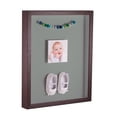 thumbnail image 1 of ArtToFrames 18x22 Inch Shadow Box Picture Frame, with a Verlinga Brown 1 Wide Shadowbox frame and Silverpine Mat Backing (4656), 1 of 7