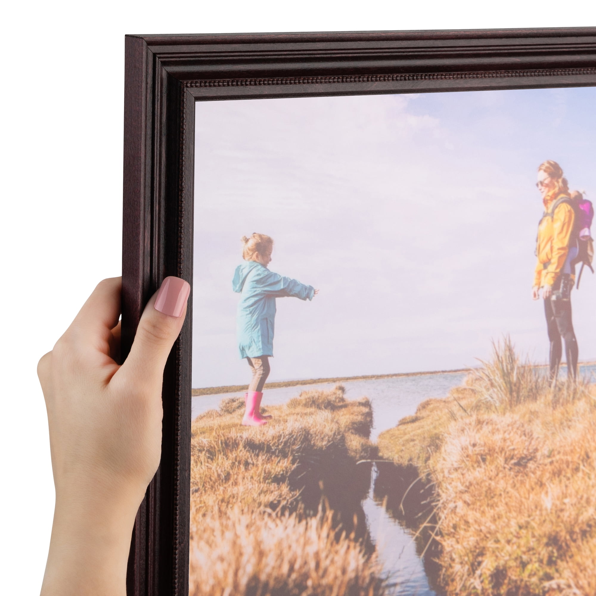 ArtToFrames 18x24 Inch Cherry Picture Frame, This Red Wood Poster Frame is Great for Your Art or Photos, Comes with 060 Plexi Glass (4095)