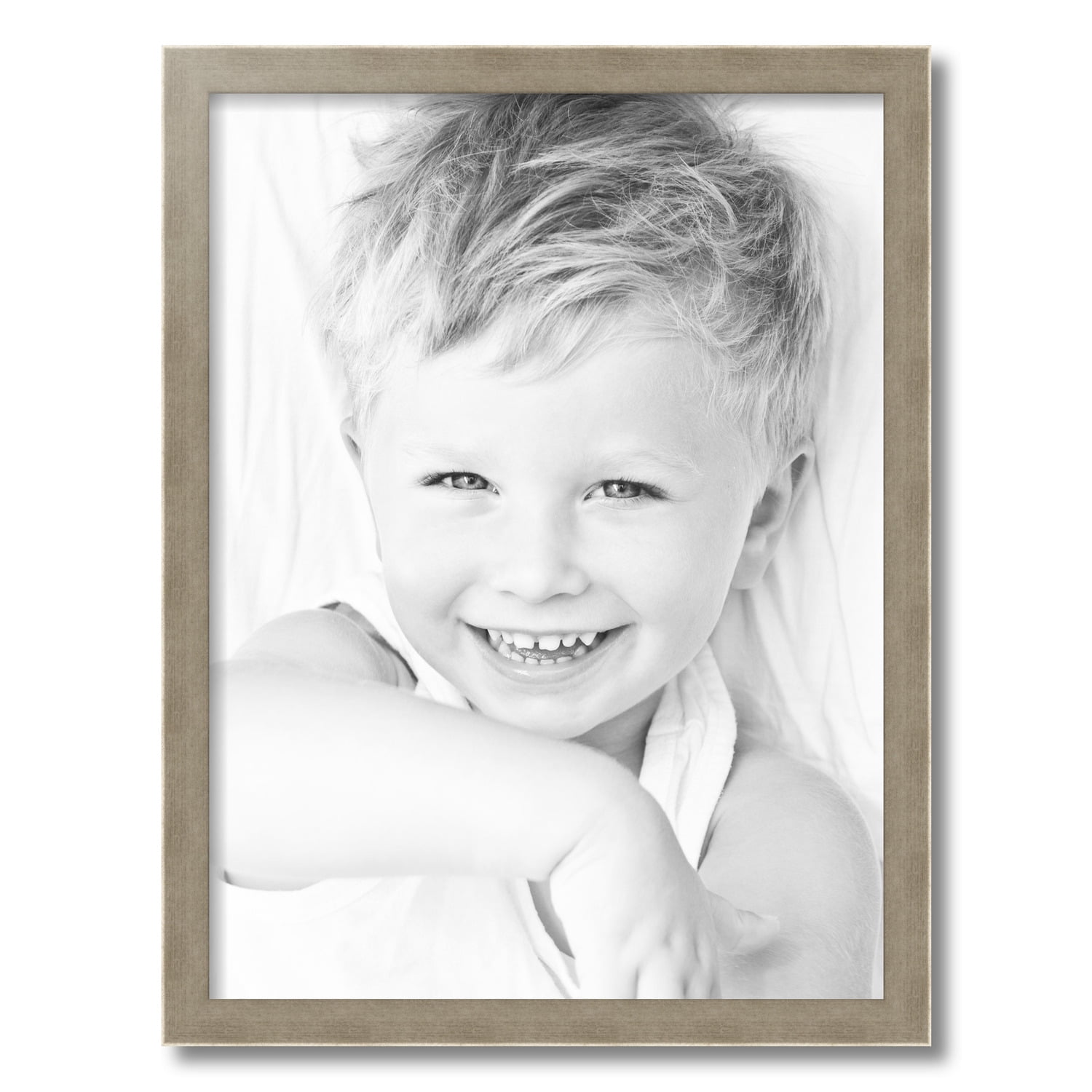 ArtToFrames 18x24 Inch Muted Prosecco Gold Picture Frame, This Gold MDF Poster Frame is Great for Your Art or Photos, Comes with 060 Plexi Glass (4673)