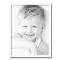 thumbnail image 1 of ArtToFrames 18x24 Inch Satin White Picture Frame, This White Wood Poster Frame is Great for Your Art or Photos, Comes with 060 Plexi Glass (4655), 1 of 7