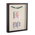 thumbnail image 1 of ArtToFrames 18x24 Inch Shadow Box Picture Frame, with a Satin Black Tall 1 Wide Shadowbox frame and Ivory Mat Backing (4654), 1 of 1
