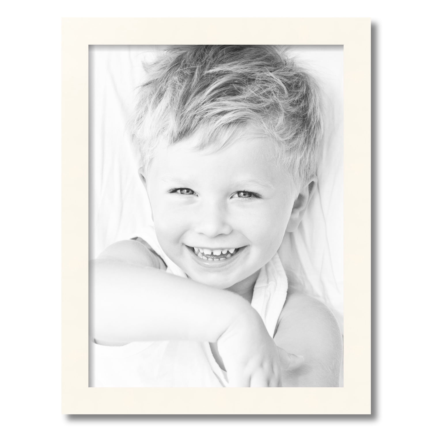 ArtToFrames 18x24 Inch White Picture Frame, This White Wood Poster Frame is Great for Your Art or Photos, Comes with 060 Plexi Glass (4114)