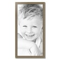 thumbnail image 1 of ArtToFrames 18x36 Inch Aged White Gold Picture Frame, This Silver Wood Poster Frame is Great for Your Art or Photos, Comes with 060 Plexi Glass (2036), 1 of 1