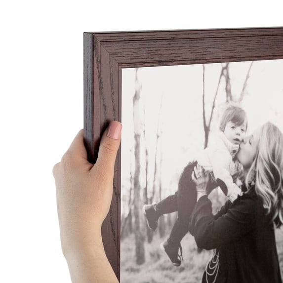ArtToFrames 18x36 Inch Cherry Picture Frame, This Red Wood Poster Frame is Great for Your Art or Photos, Comes with 060 Plexi Glass (4334)