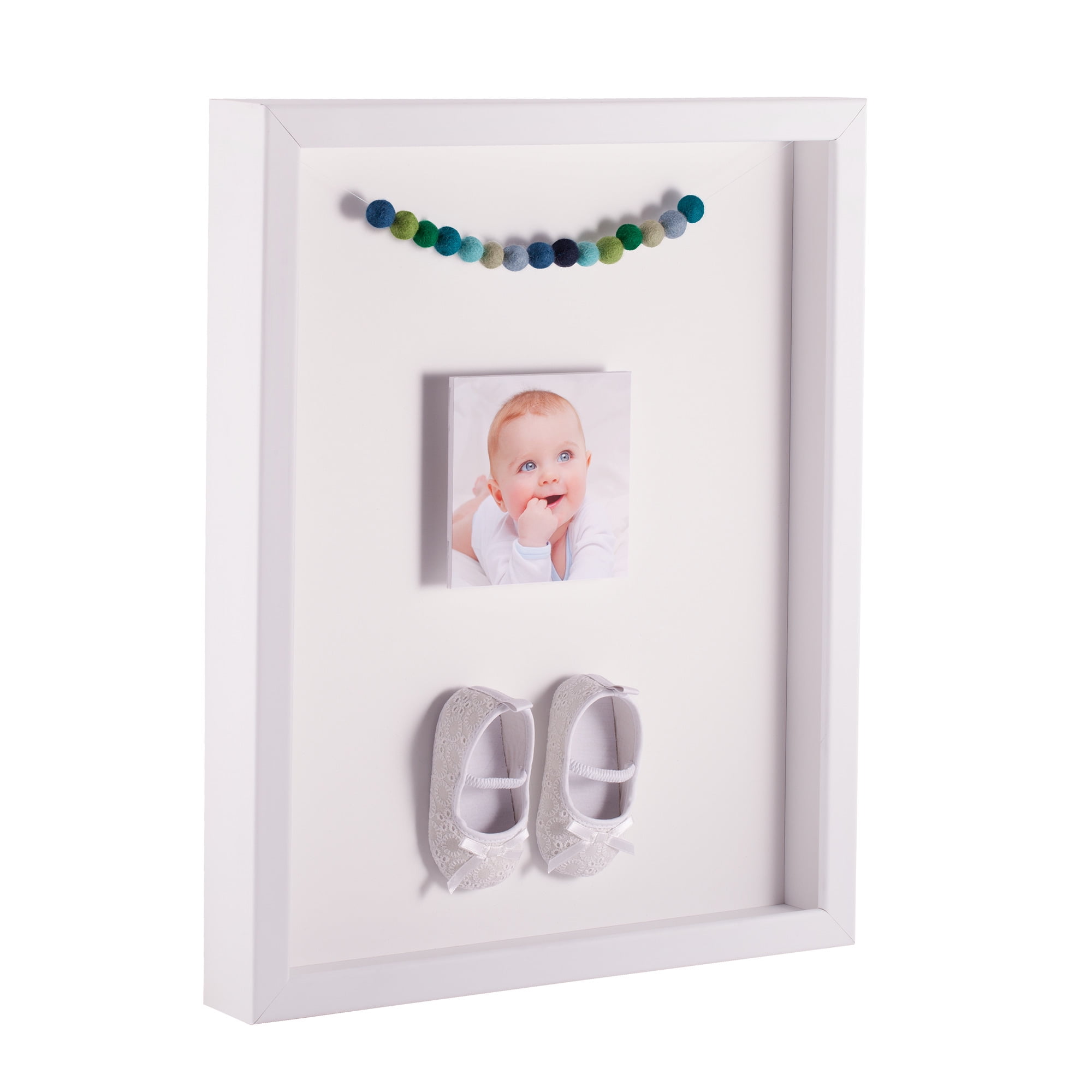 ArtToFrames 18x36 Inch Shadow Box Picture Frame, with a Satin White 1 ...
