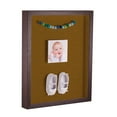 thumbnail image 1 of ArtToFrames 18x36 Inch Shadow Box Picture Frame, with a Verlinga Brown 1 Wide Shadowbox frame and Coronado Mat Backing (4656), 1 of 7