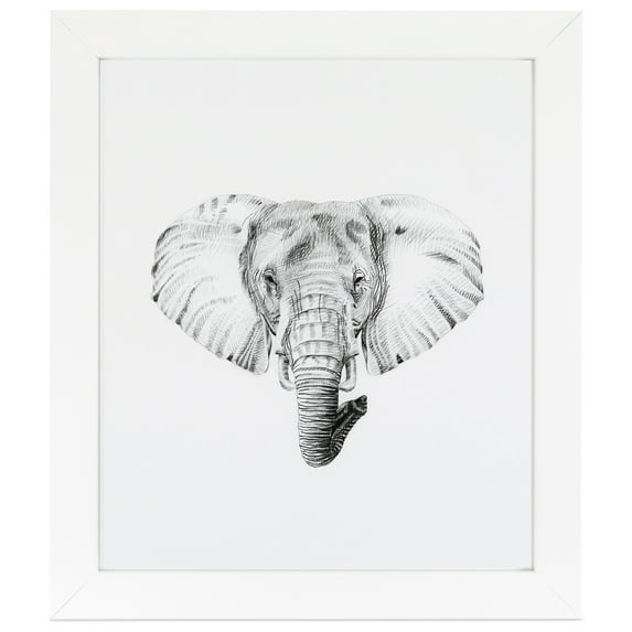 ArtToFrames 18x36" White Picture Frame, White MDF Poster Frame, with Regular Acrylic and Foam Backing 3/16 inch (FBPL-3966)