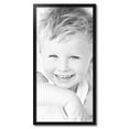 thumbnail image 1 of ArtToFrames 18x36 inch Satin Black Picture Frame, Black 18" x 36" Wood Poster Frame (WOM-4654) 1234, 1 of 6