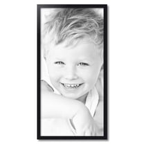 ArtToFrames 18x36 inch Satin Black Picture Frame, Black 18" x 36" Wood Poster Frame (WOM-4654) 1234