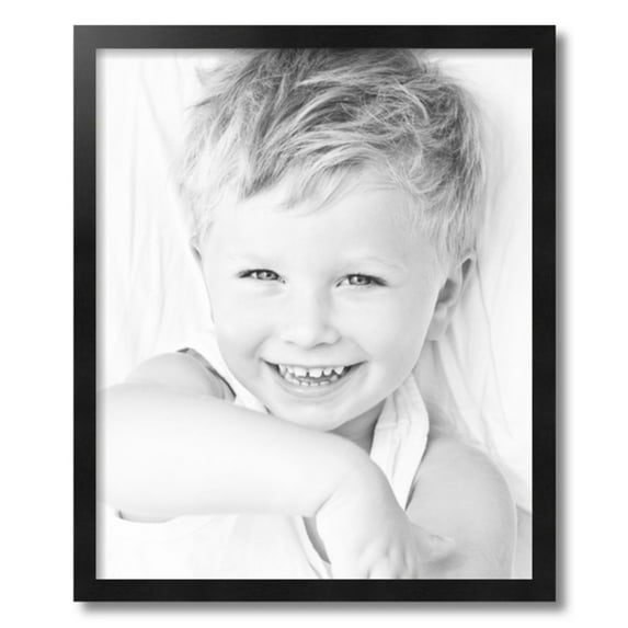 ArtToFrames 19" x 23" Black Picture Frame, 19x23 inch Black Wood Poster Frame (WOM-5139)