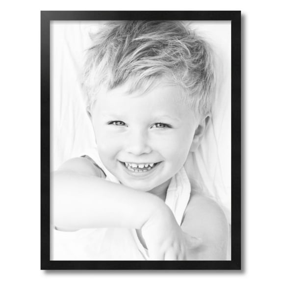 ArtToFrames 19" x 25" Black Picture Frame, 19x25 inch Black Wood Poster Frame (WOM-5139)