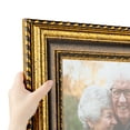 thumbnail image 1 of ArtToFrames 19" x 28" Speckeled Gold and Black with rope Picture Frame, 19x28 inch Multi Wood Poster Frame (WOM-5166),  Pack, 1 of 7