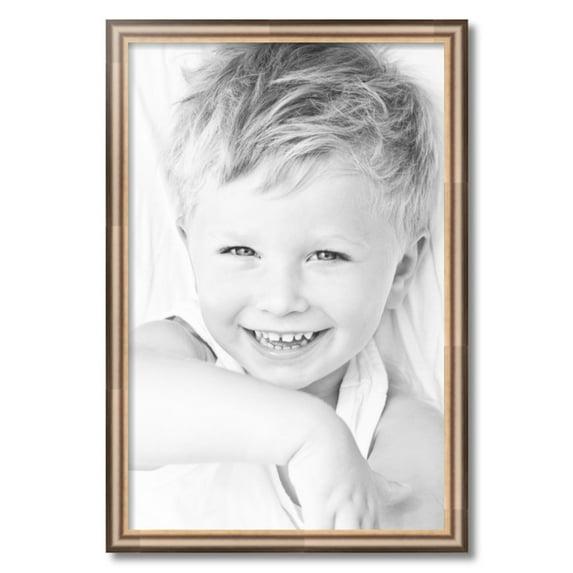 ArtToFrames 19" x 29" Anique Silver Picture Frame, 19x29 inch Silver Wood Poster Frame (WOM-4964)