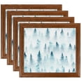thumbnail image 1 of ArtToFrames 19" x 29" Walnut Picture Frame, 19x29 inch Brown MDF Poster Frame (WOM-4086), 4 Pack, 1 of 8