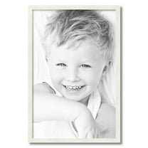 ArtToFrames 19" x 29" White Picture Frame, 19x29 inch White Wood Poster Frame (WOM-5140)