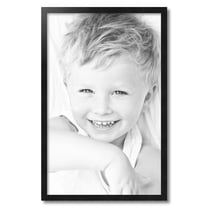 ArtToFrames 19" x 30" Black Picture Frame, 19x30 inch Black Wood Poster Frame (WOM-5139)