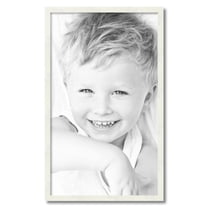 ArtToFrames 19" x 32" White Picture Frame, 19x32 inch White Wood Poster Frame (WOM-5140)