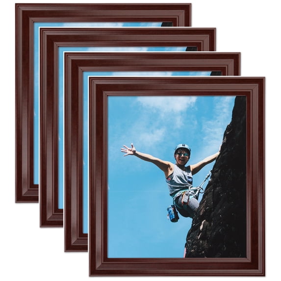 ArtToFrames 19" x 33" Cherry Picture Frame, 19x33 inch Red MDF Poster Frame (WOM-4333), 4 Pack