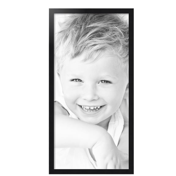 ArtToFrames 19" x 39" Black Steel Picture Frame, 19x39 inch Black MDF Poster Frame (WOM-4639),  Pack