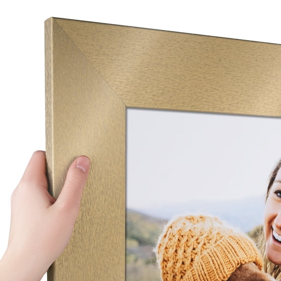 ArtToFrames 19" x 42" Gold Picture Frame, 19x42 inch Gold MDF Poster Frame (WOM-5325), Pack