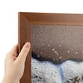 thumbnail image 1 of ArtToFrames 19" x 46" Walnut Picture Frame, 19x46 inch Brown MDF Poster Frame (WOM-4296), Pack, 1 of 7