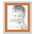 thumbnail image 1 of ArtToFrames 19x22" Matted Picture Frame with 15x18" Single Mat Photo Opening Framed in 1.25" Off White Wash on Ash and 2" Octoberfest Mat (FWM-4098-19x22), 1 of 8