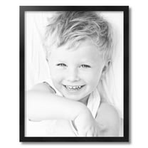 ArtToFrames 19x24" Black Picture Frame, Black Wood Poster Frame, with Regular Acrylic and 2 (FBPL-5141)