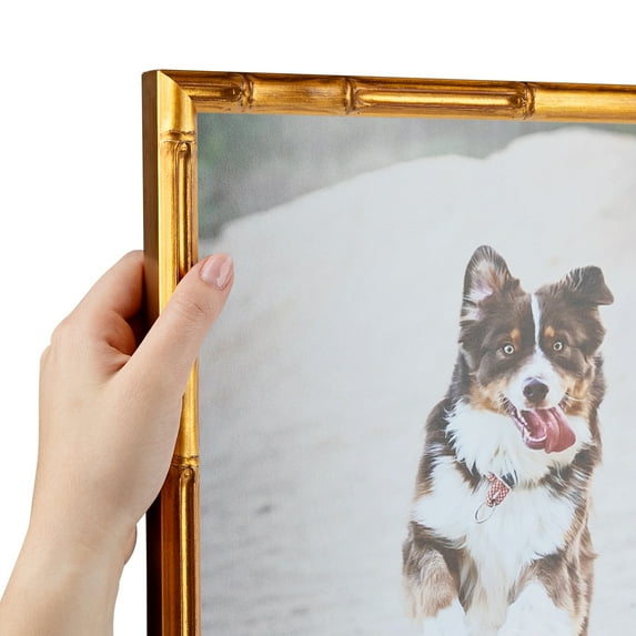ArtToFrames 19x25 inch .75 Picture Frame, Gold 19" x 25" Wood Poster Frame (WOM-4875) 1234