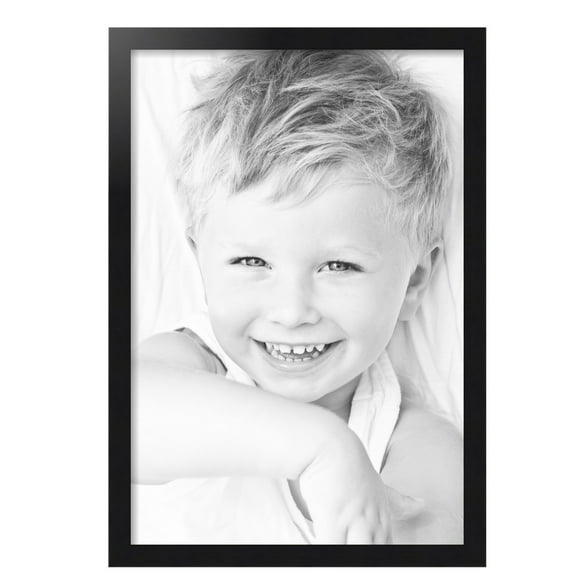ArtToFrames 19" x 28" Black Steel Picture Frame, 19x28 inch Black MDF Poster Frame (WOM-4639), Pack