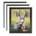 thumbnail image 1 of ArtToFrames 20" x 20" Antique Black Picture Frame, 20x20 inch Black Wood Poster Frame (WOM-5106), 3 Pack, 1 of 6