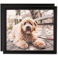 thumbnail image 1 of ArtToFrames 20" x 20" Black Picture Frame, 20x20 inch Black MDF Poster Frame (WOM-4102), 2 Pack, 1 of 7