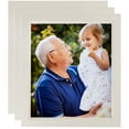 thumbnail image 1 of ArtToFrames 20" x 20" Slanted Lip White Picture Frame, 20x20 inch White Wood Poster Frame (WOM-4825), 3 Pack, 1 of 6