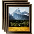 thumbnail image 1 of ArtToFrames 20" x 24" Black Panel With Gold Lip Picture Frame, 20x24 inch Multi Wood Poster Frame (WOM-5092), 3 Pack, 1 of 6