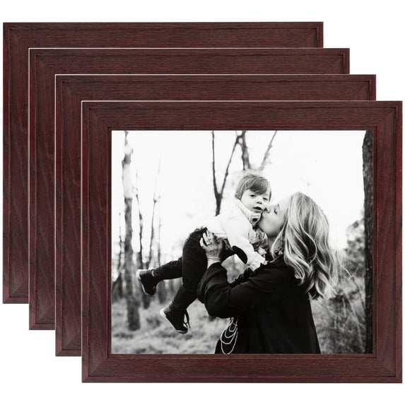 ArtToFrames 20" x 24" Cherry Picture Frame, 20x24 inch Red Wood Poster Frame (WOM-4334), 4 Pack