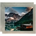 thumbnail image 1 of ArtToFrames 20" x 24" Classic Silver Picture Frame, 20x24 inch Gray MDF Poster Frame (WOM-4499), 2 Pack, 1 of 8