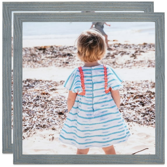 ArtToFrames 20" x 24" Gray Picture Frame, 20x24 inch Gray Wood Poster Frame (WOM-4746), 2 Pack