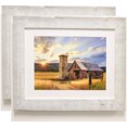 thumbnail image 1 of ArtToFrames 20" x 24" Real Reclaimed White Barnwood Picture Frame, 20x24 inch White Wood Poster Frame (WOM-4817), 2 Pack, 1 of 8
