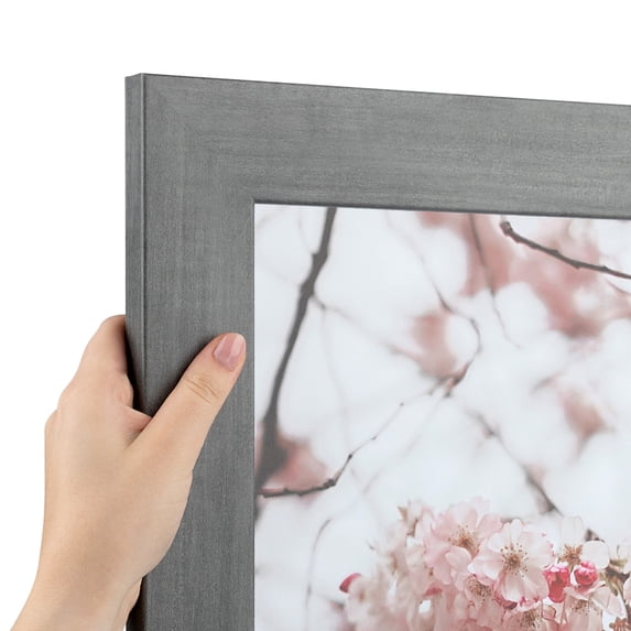 ArtToFrames 20" x 24" Slate Gray Picture Frame, 20x24 inch Gray MDF Poster Frame (WOM-4674)