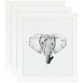 thumbnail image 1 of ArtToFrames 20" x 24" Soft White Picture Frame, 20x24 inch White MDF Poster Frame (WOM-5179), 3 Pack, 1 of 7