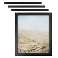 thumbnail image 1 of ArtToFrames 20" x 24" Woodgrain Black Shadowbox 1.5 inch Tall Picture Frame, 20x24 inch Black Wood Poster Frame (WOM-5139), 4 Pack, 1 of 6