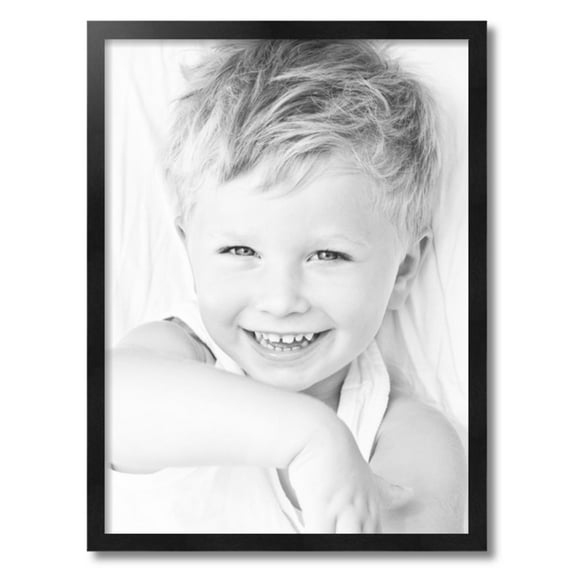 ArtToFrames 20" x 27" Black Picture Frame, 20x27 inch Black Wood Poster Frame (WOM-5141)