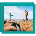 thumbnail image 1 of ArtToFrames 20" x 28" Aqua Picture Frame, 20x28 inch Green Wood Poster Frame (WOM-4428), 2 Pack, 1 of 7