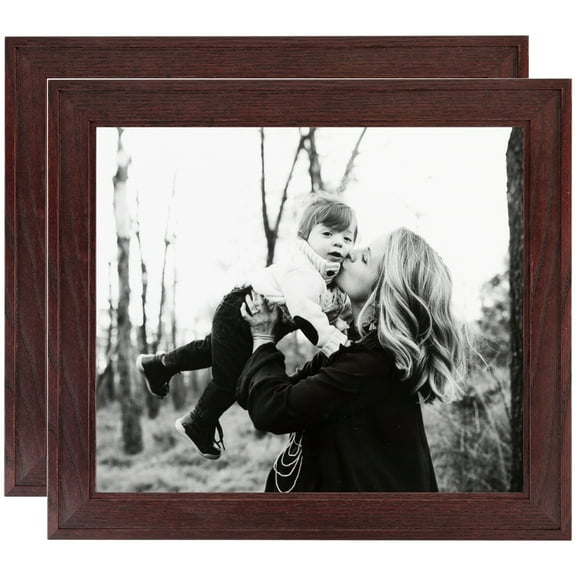 ArtToFrames 20" x 28" Cherry Picture Frame, 20x28 inch Red Wood Poster Frame (WOM-4334), 2 Pack