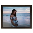 thumbnail image 1 of ArtToFrames 20" x 28" Mahagony with Gold Beads Picture Frame, 20x28 inch Brown Wood Poster Frame (WOM-4412), 1 Pack, 1 of 7