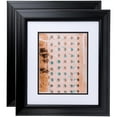 thumbnail image 1 of ArtToFrames 20" x 30" Satin Black Reverse Step Picture Frame, 20x30 inch Black Wood Poster Frame (WOM-1419), 2 Pack, 1 of 6