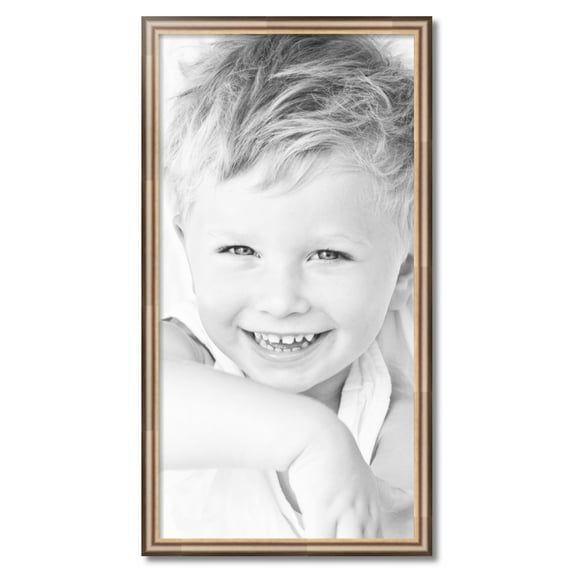 ArtToFrames 20" x 39" Anique Silver Picture Frame, 20x39 inch Silver Wood Poster Frame (WOM-4964)