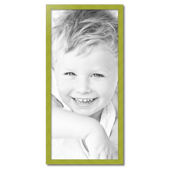 ArtToFrames 20" x 44" Modern Green Picture Frame, 20x44 inch Green Wood Poster Frame (WOM-4589)