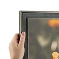 thumbnail image 1 of ArtToFrames 20" x 49" Black Panel With Silver Lip Picture Frame, 20x49 inch Multi Wood Poster Frame (WOM-5093),  Pack, 1 of 7